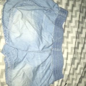 light jean shorts
